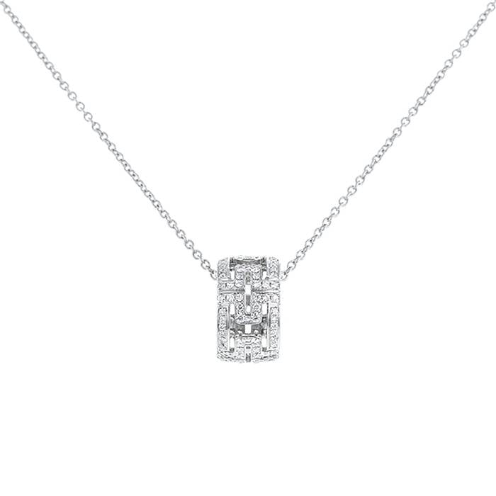 [⭐⭐JeweliWhal]PARENTESI NECKLACE SILVER DIAMOND