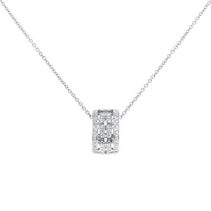 [⭐⭐JeweliWhal]PARENTESI NECKLACE SILVER DIAMOND