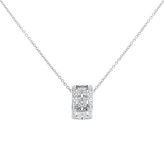 [⭐⭐JeweliWhal]PARENTESI NECKLACE SILVER DIAMOND