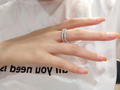 [⭐JeweliWhal]SPIRAL DIAMOND RING