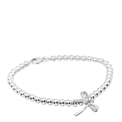 [⭐JeweliWhal]STERLING SILVER BOW BEAD BRACELET