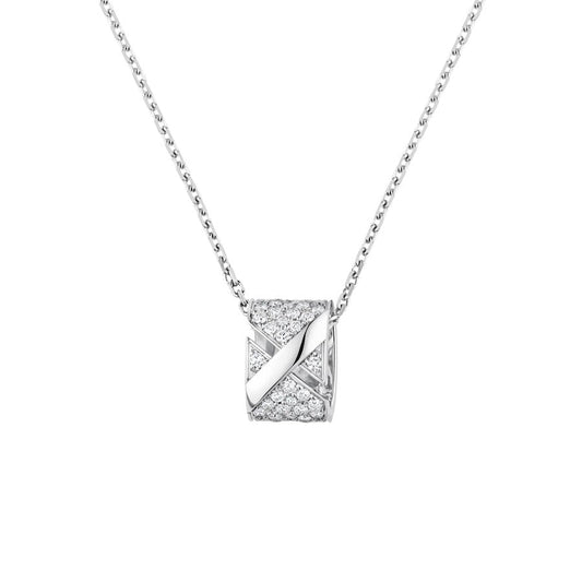[⭐⭐JeweliWhal]LIENS EVIDENCE DIAMOND PAVED NECKLACE