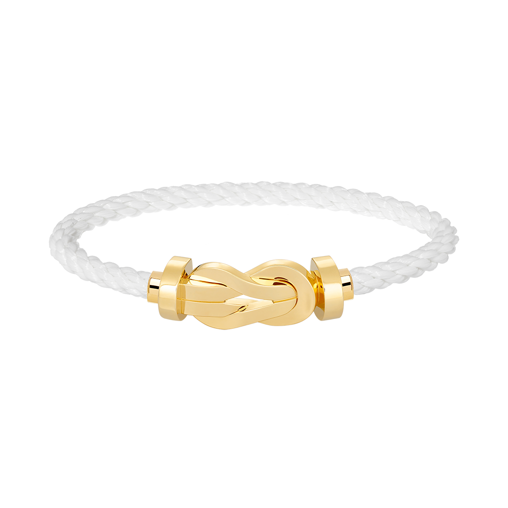 [⭐⭐JeweliWhal]CHANCE LARGE 8 FIGURE BUCKLE NO DIAMOND BRACELET GOLD
