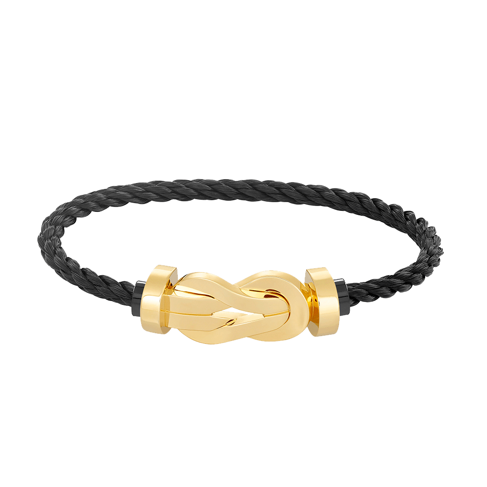 [⭐⭐JeweliWhal]CHANCE LARGE 8 FIGURE BUCKLE NO DIAMOND BRACELET GOLD