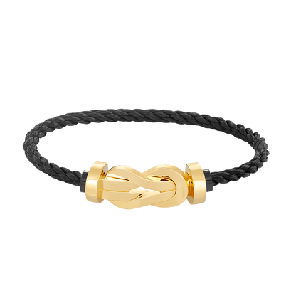 [⭐⭐JeweliWhal]CHANCE LARGE 8 FIGURE BUCKLE NO DIAMOND BRACELET GOLD