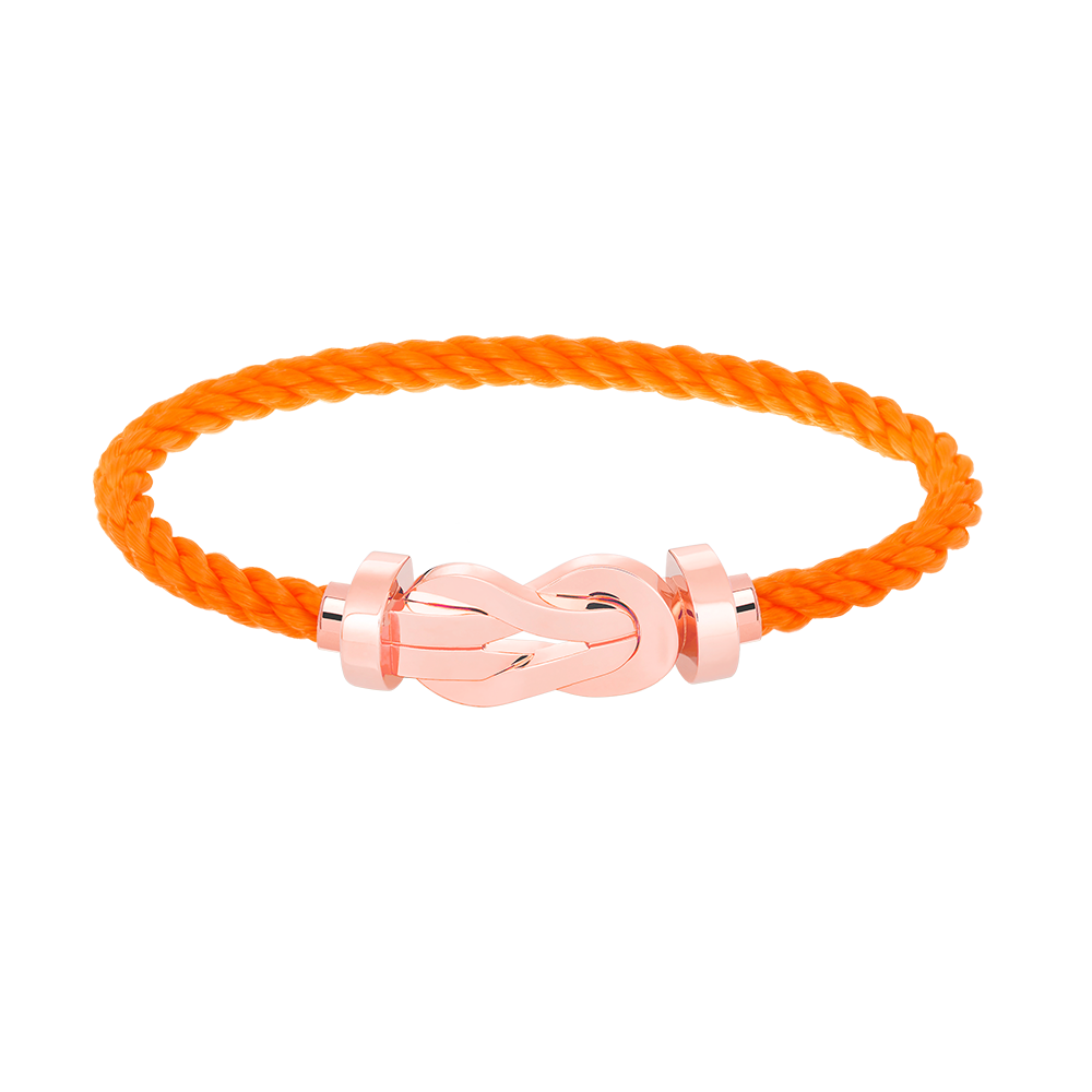 [⭐⭐JeweliWhal]CHANCE LARGE 8 FIGURE BUCKLE NO DIAMOND BRACELET ROSE GOLD