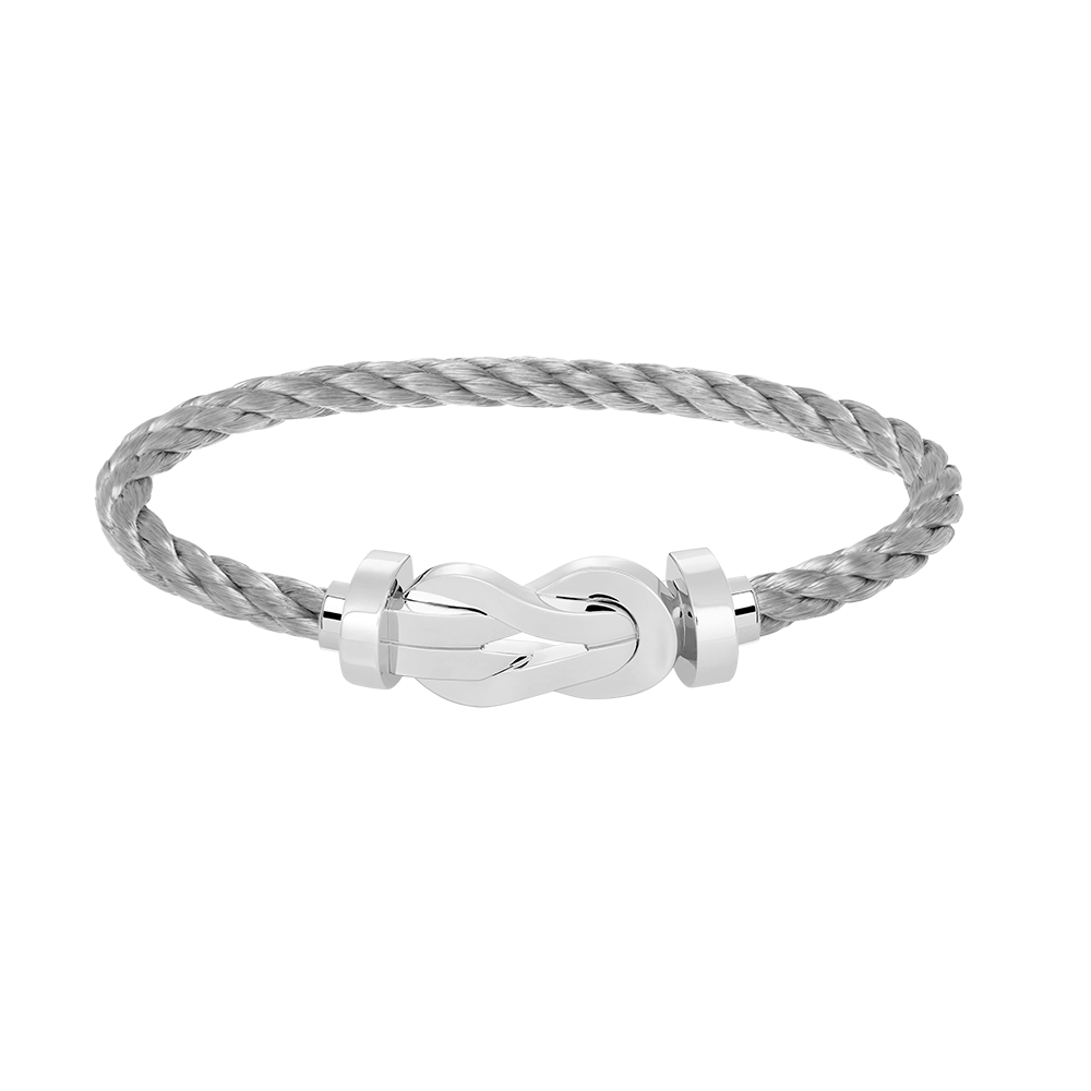 [⭐⭐JeweliWhal]CHANCE LARGE 8 FIGURE BUCKLE NO DIAMOND BRACELET SILVER