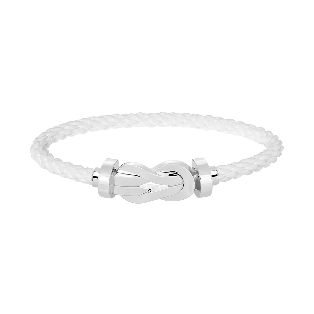 [⭐⭐JeweliWhal]CHANCE LARGE 8 FIGURE BUCKLE NO DIAMOND BRACELET SILVER