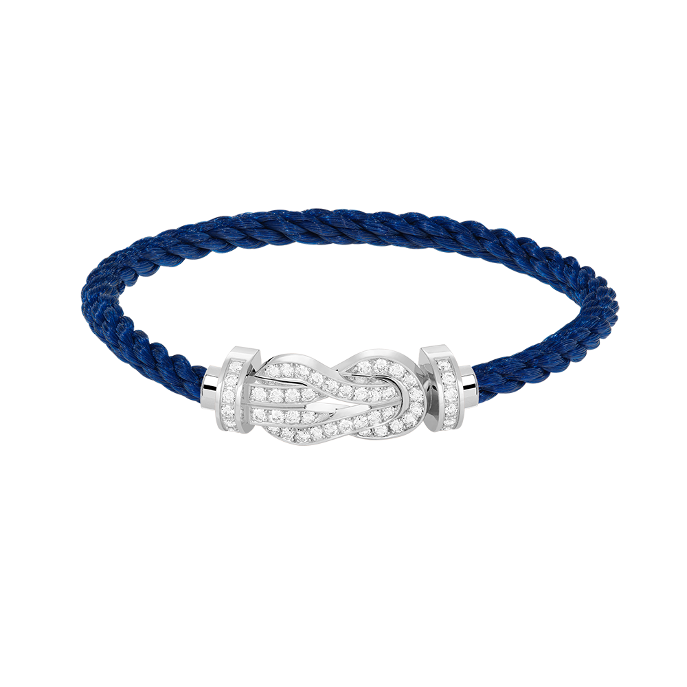 [⭐⭐JeweliWhal]CHANCE LARGE 8 FIGURE BUCKLE FULL DIAMOND BRACELET SILVER