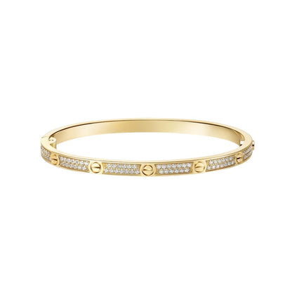 [⭐⭐JeweliWhal]LOVEブレスレット ダイヤモンドパヴェ 3.65MM