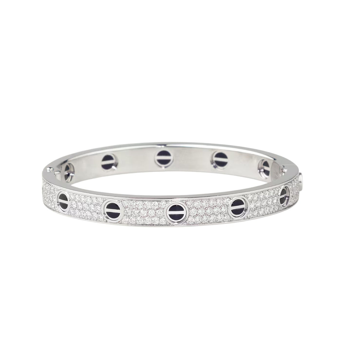 [⭐⭐JeweliWhal]LOVE BRACELET 6.1MM DIAMOND-PAVED CERAMIC