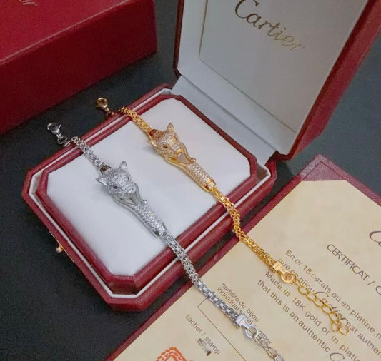 [⭐⭐JeweliWhal Jewelry] PANTHERE  BRACELET DIAMONDS