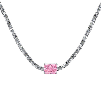 [Manual]2.0 carat Ornate Emerald Cut Necklace