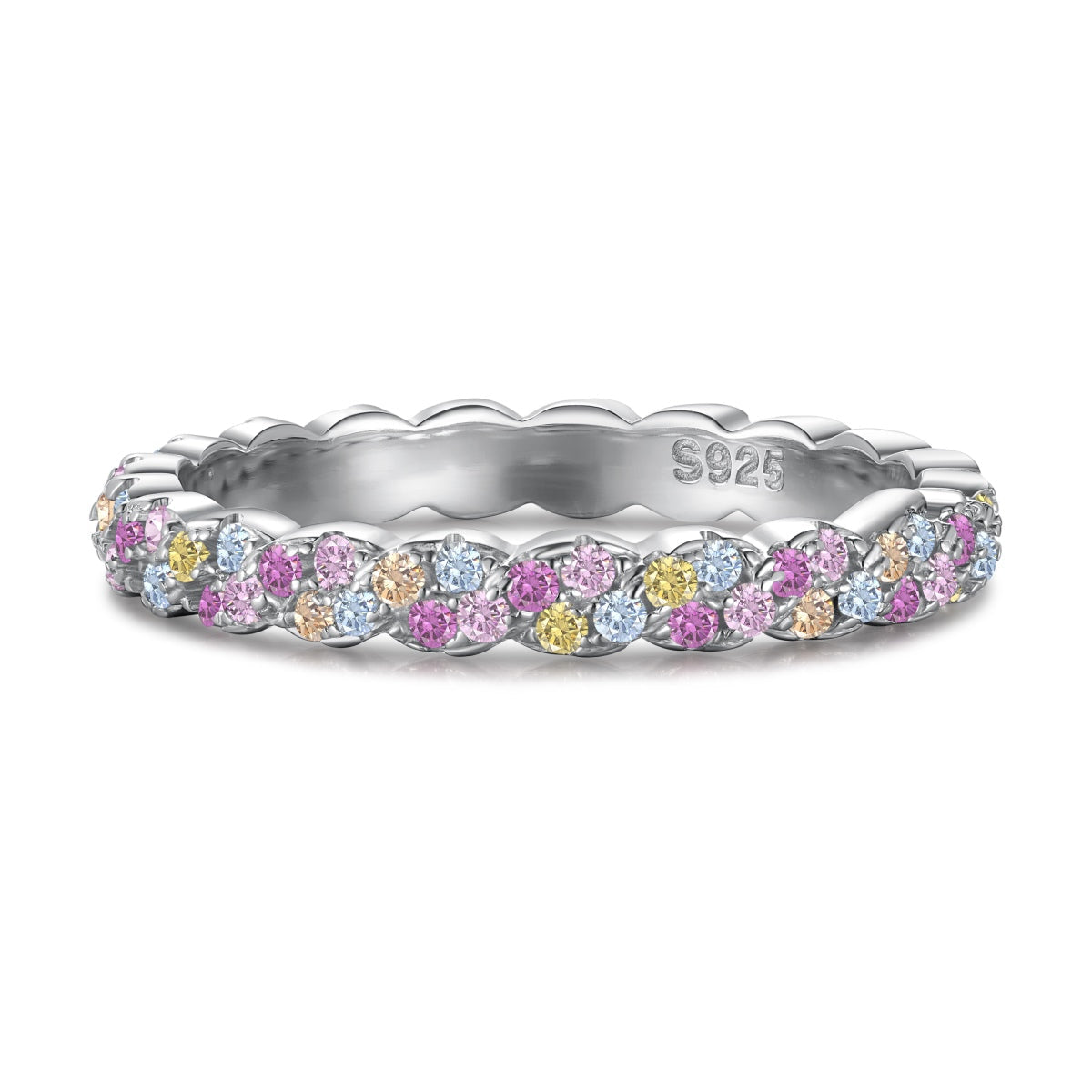 [Manual]Dainty Ebullient Round Cut Daily Ring