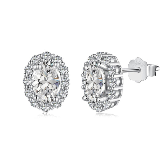 [Manual]Delicate Unique Oval Cut Daily Earrings