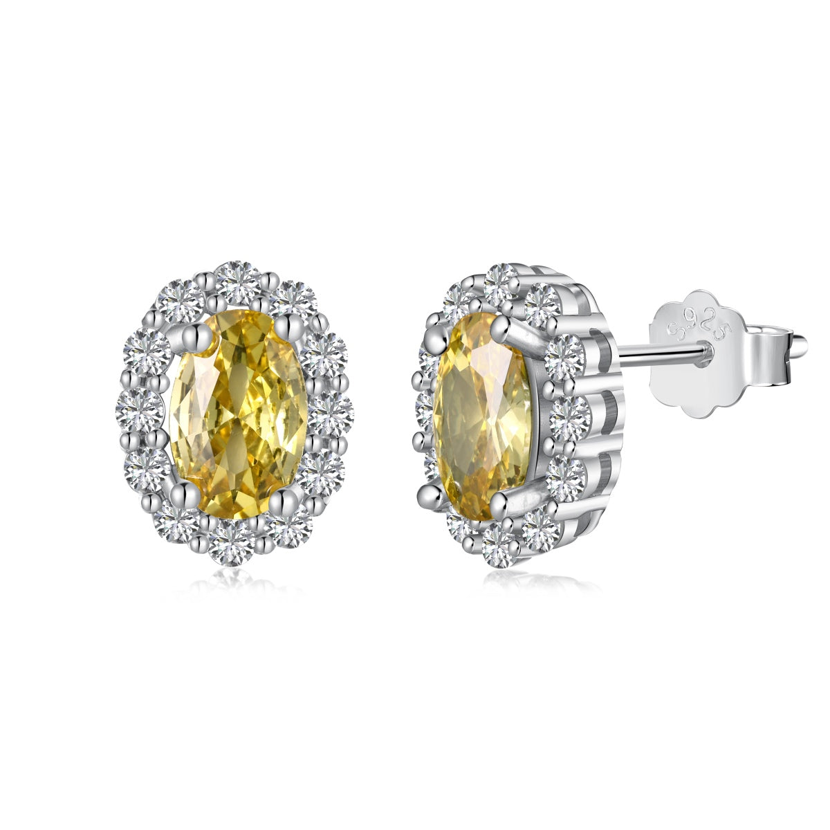 [Manual]Delicate Unique Oval Cut Daily Earrings