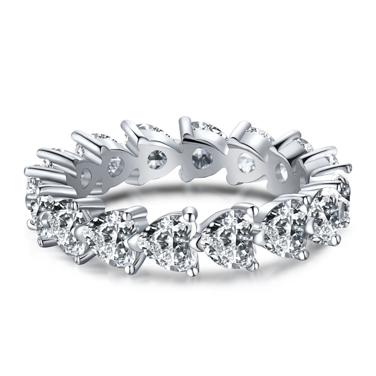 [Manual]0.25 Carat Radiant Romance Heart Cut Lover Ring