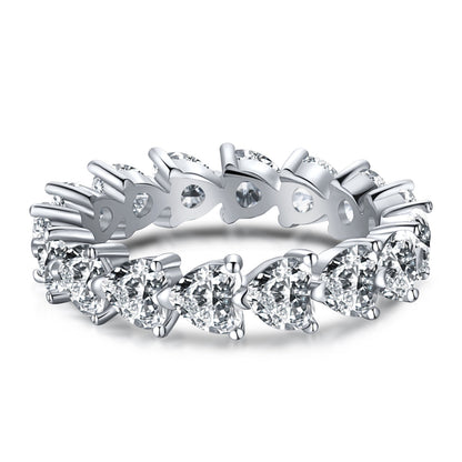 [Manual]0.25 Carat Radiant Romance Heart Cut Lover Ring