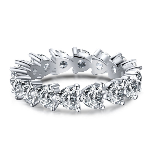 [Manual]0.25 Carat Radiant Romance Heart Cut Lover Ring