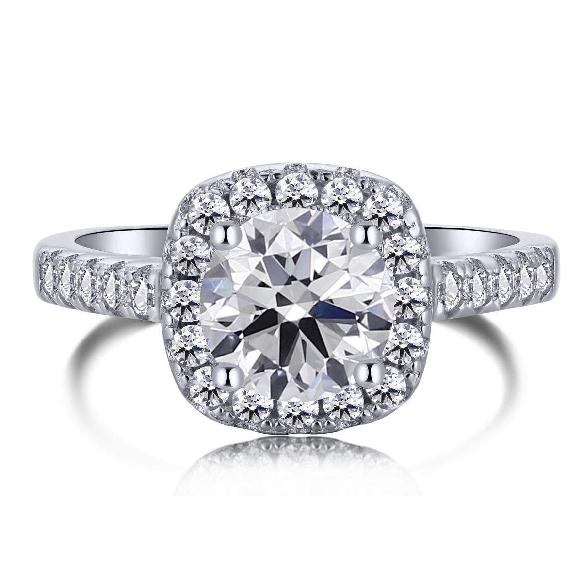[Manual]Dazzling Resplendent Round Cut Wedding Ring