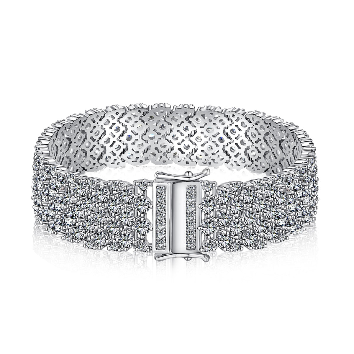[Manual]Ornate Elegant Round Cut Party Bracelet