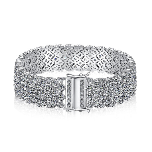 [Manual]Ornate Elegant Round Cut Party Bracelet