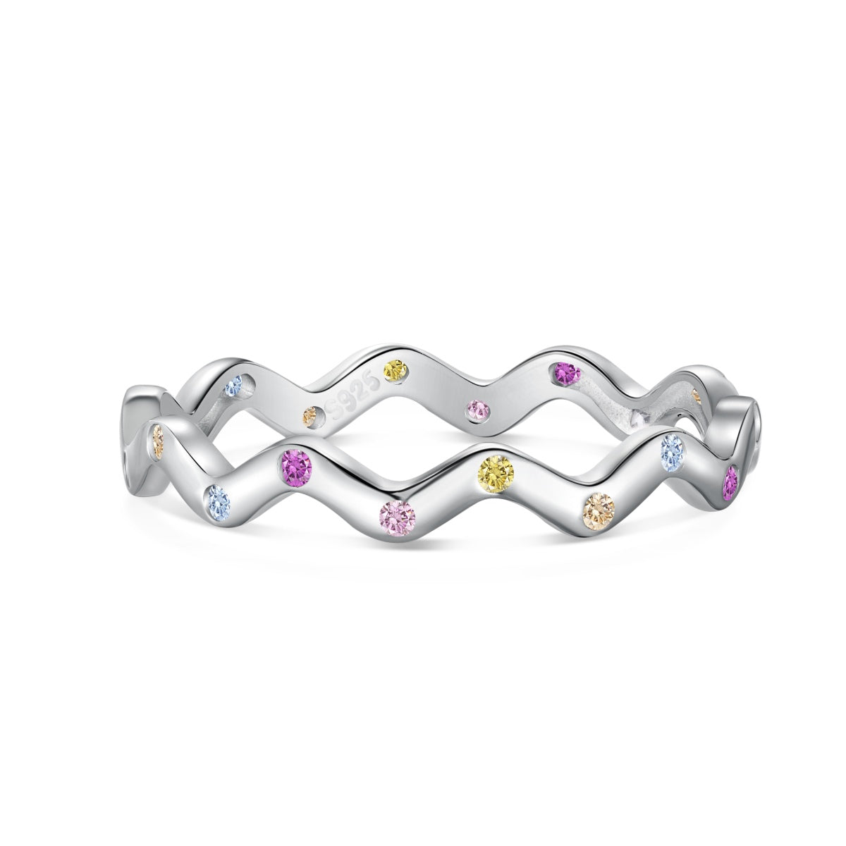 [Manual]Ornate Vibrant Round Cut Daily Ring