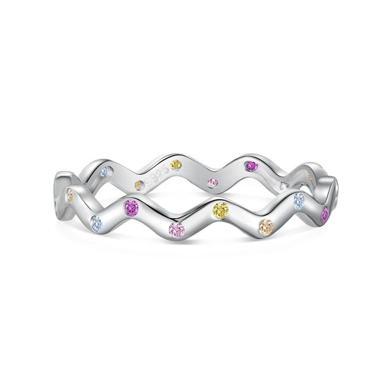 [Manual]Ornate Vibrant Round Cut Daily Ring