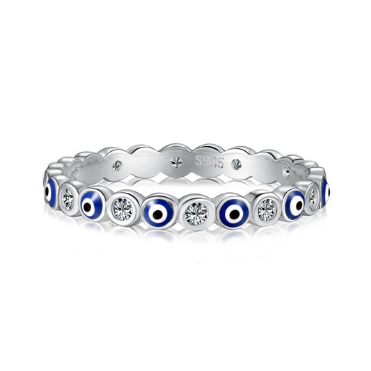 [Manual]Sparkling Vibrant Round Shape Daily Ring