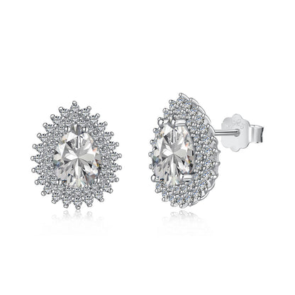 [Manual]Delicate Gorgeous Pear Cut Daily Earrings