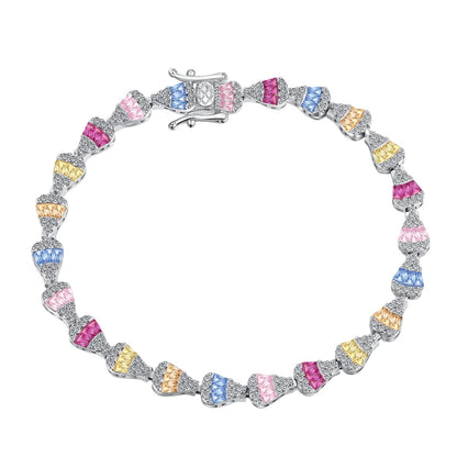 [Manual]Radiant Water Drop Shape Daily Bracelet