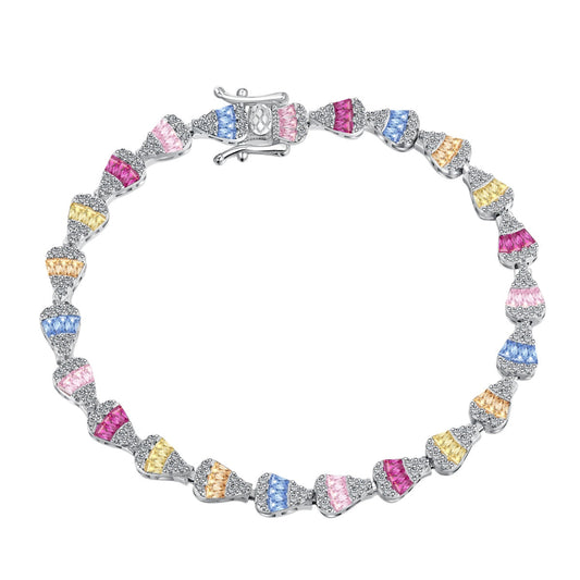 [Manual]Radiant Water Drop Shape Daily Bracelet