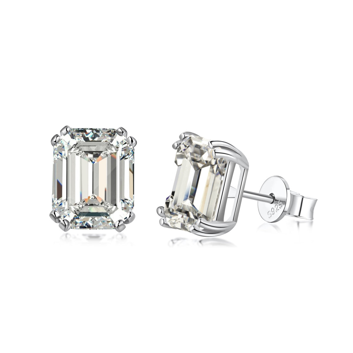 [Manual]Dazzling Square Shape Earrings