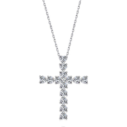 [Manual]Radiant Cross Shape Necklace