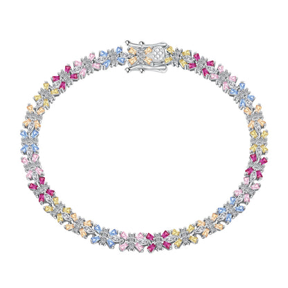 [Manual]Radiant Colorful Emerald Cut Party Bracelet
