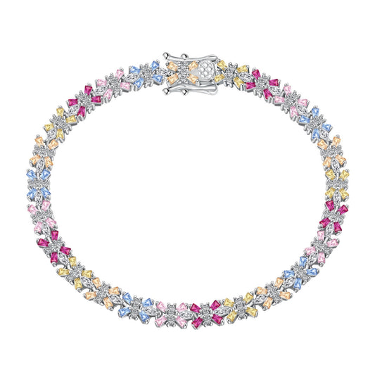[Manual]Radiant Colorful Emerald Cut Party Bracelet