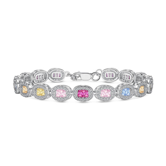 [Manual]Exquisite Ornate Emerald Cut Daily Bracelet