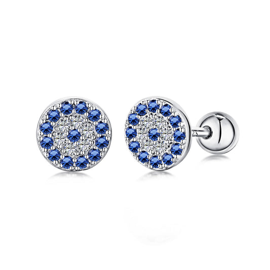 [Manual]Devil's Eye Ear Bone Nail Earrings