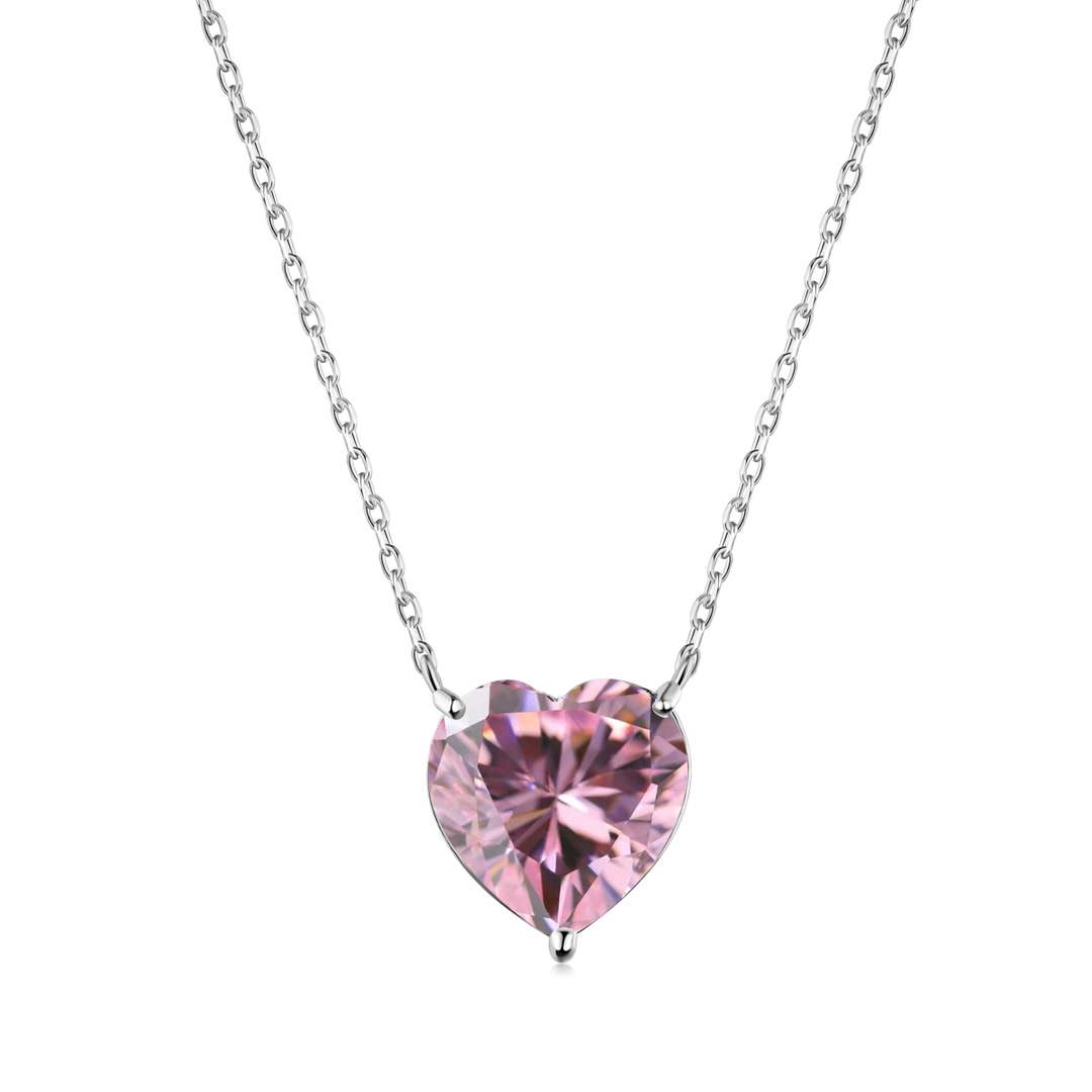 [Manual]6.0 carat Radiant Heart Shape Necklace