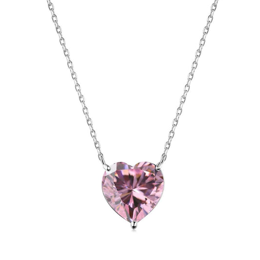 [Manual]6.0 carat Radiant Heart Shape Necklace