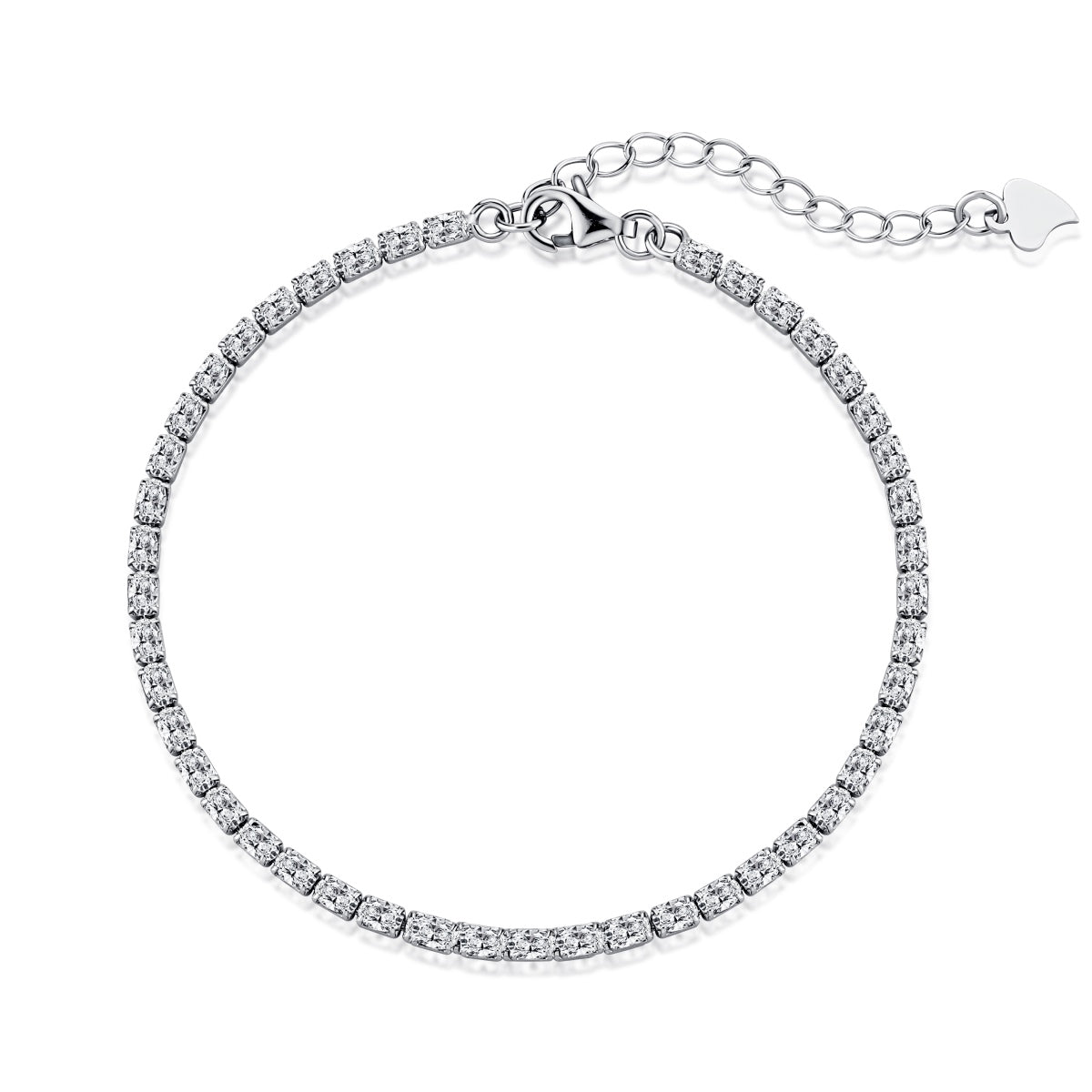 [Manual]Elegant Emerald Cut Daily Bracelet