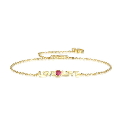 [Manual]Romantic Heart Shape Lover Bracelet