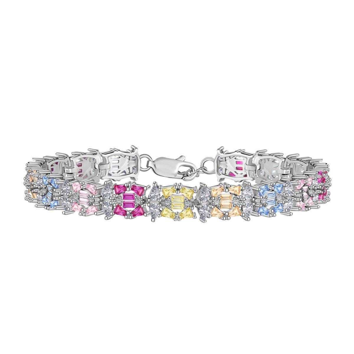 [Manual]Delicate Colorful Multi Cut Party Bracelet