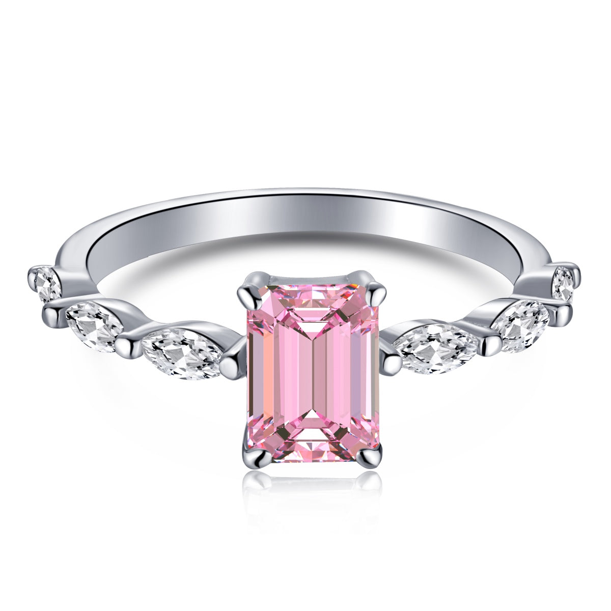 [Manual]1.0 Carat Dainty Resplendent Radiant Cut Daily Ring