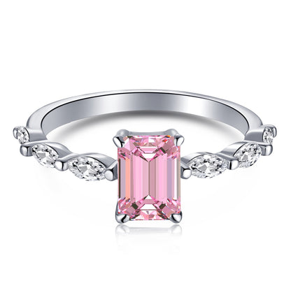 [Manual]1.0 Carat Dainty Resplendent Radiant Cut Daily Ring