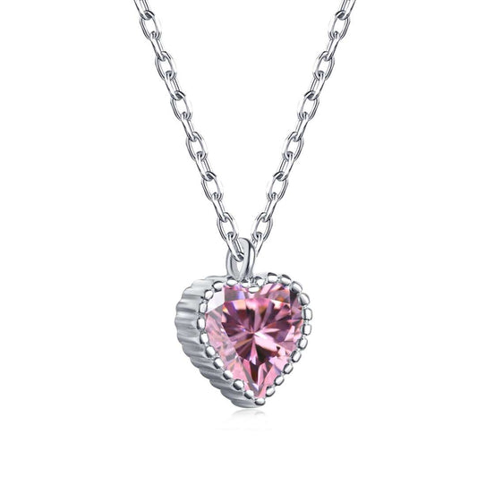 [Manual]Ornate Heart Shape Necklace