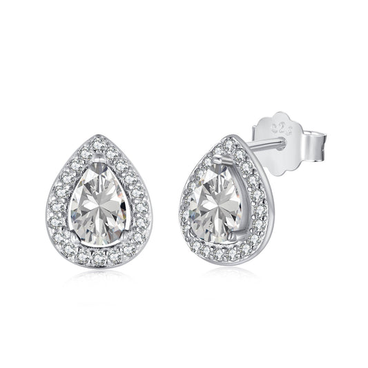 [Manual]Luxurious Water Drop Shape Earrings
