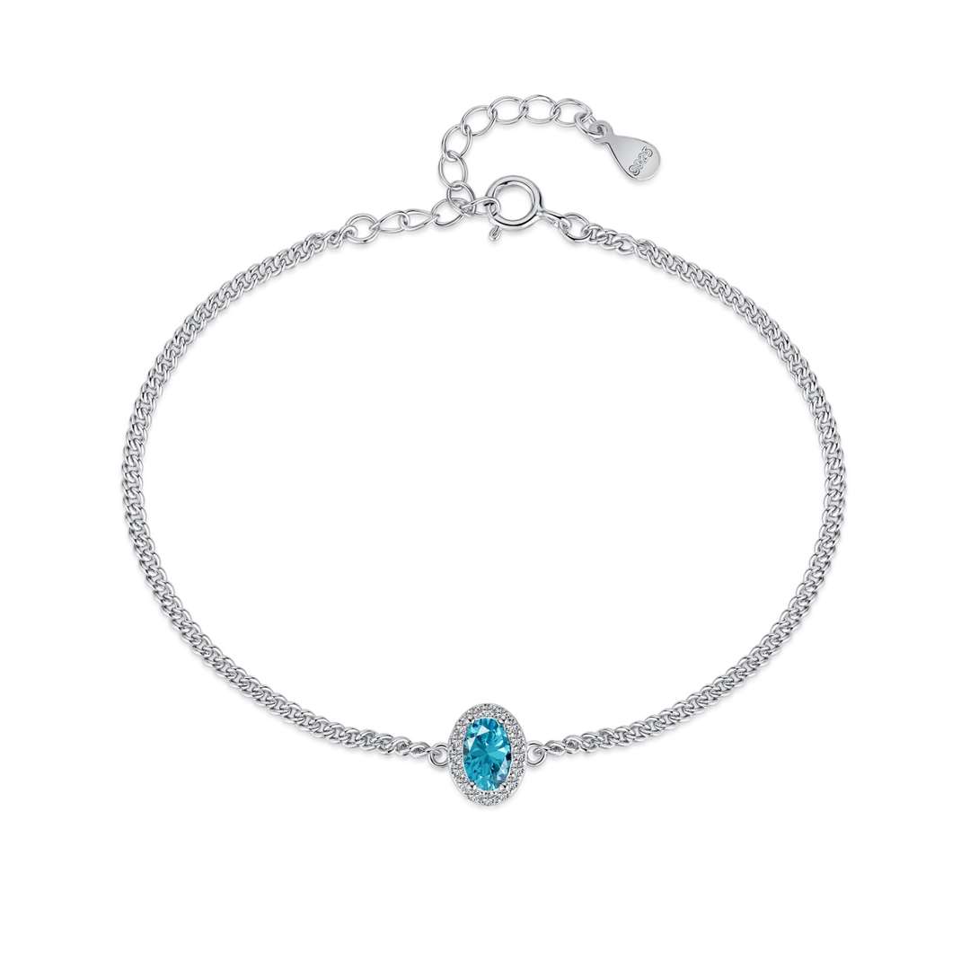 [Manual]Exquisite Oval Shape Bracelet
