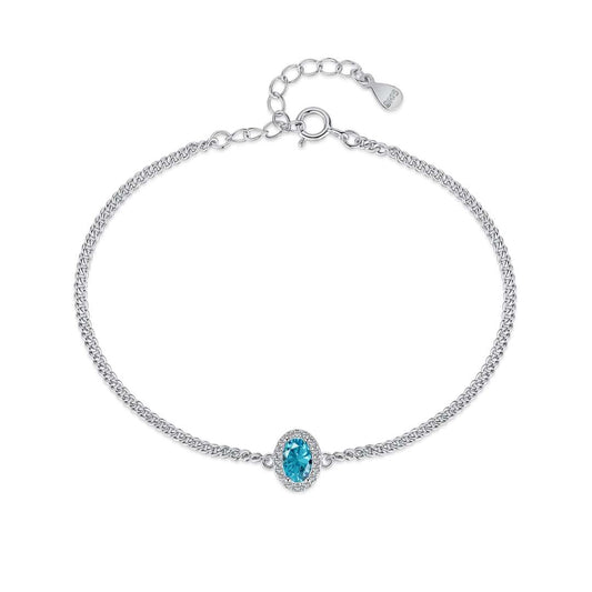 [Manual]Exquisite Oval Shape Bracelet
