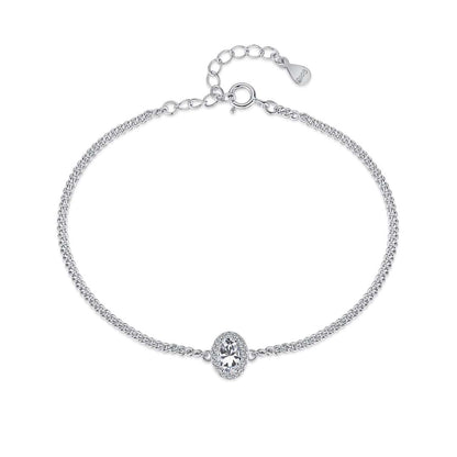 [Manual]Exquisite Oval Shape Bracelet